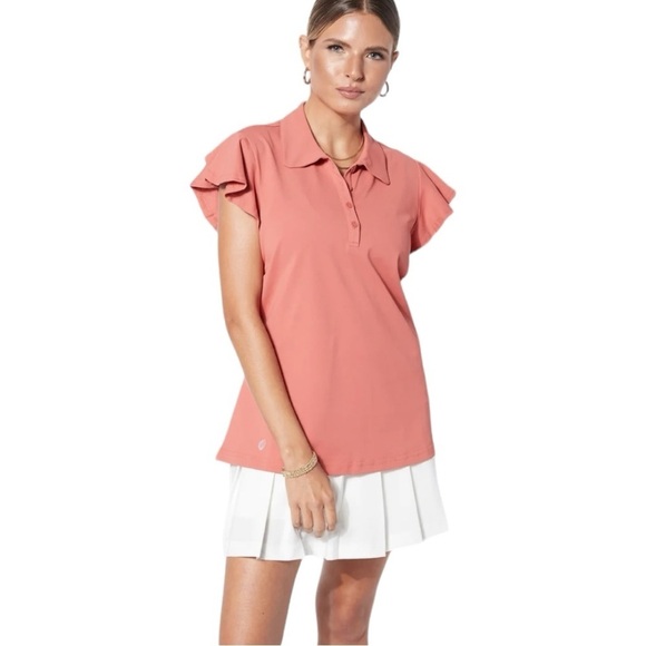 GGBlue Harper - Wisteria Tennis Top Luxe Sport Size M - Picture 1 of 8